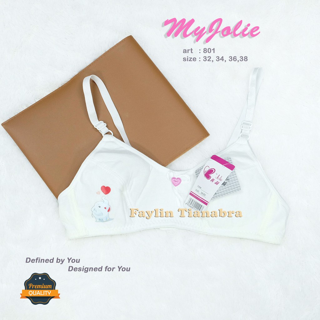 MyJolie | BRA Pelajar Tahap 1 TANPA BUSA / BH Pelajar Tahap 1 NON BUSA / art Jo 801P