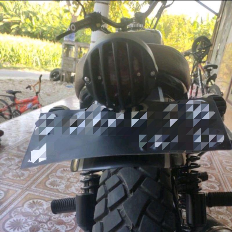 Lampu Stop Tralis Grill Besar Japstyle Custom Caferacer W175 klasik