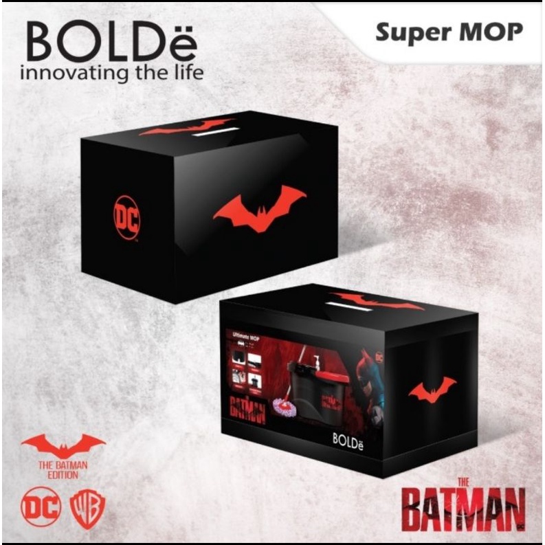 Alat Pel Lantai Super Mop BOLDe BATMAN Edition - SuperMop