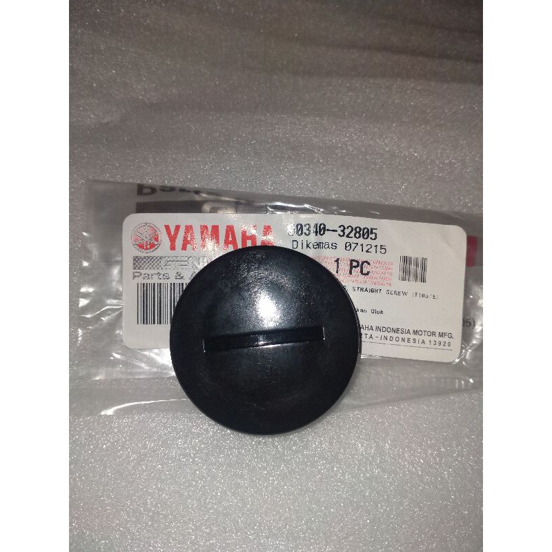 Tutup magnit original yamaha (besar/hitam) untuk motor Mio. 90340-32805