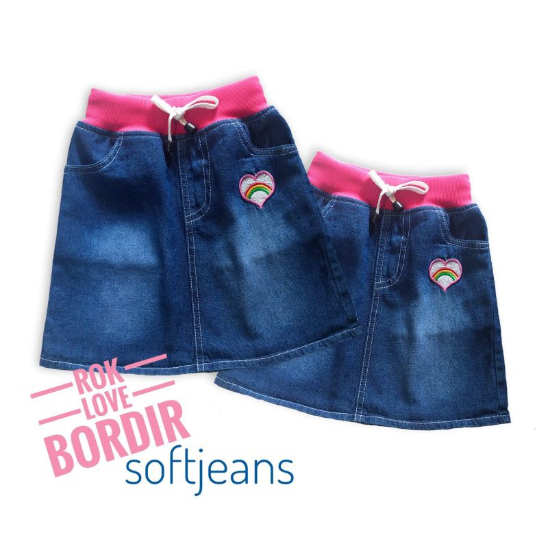 Rok Jeans Anak Perempuan Pendek 1-4 Tahun