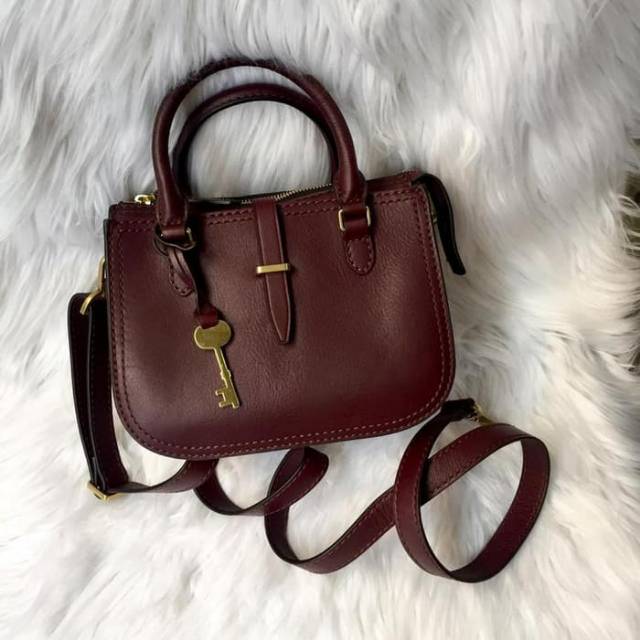 Fossil ryder mini satchel fig