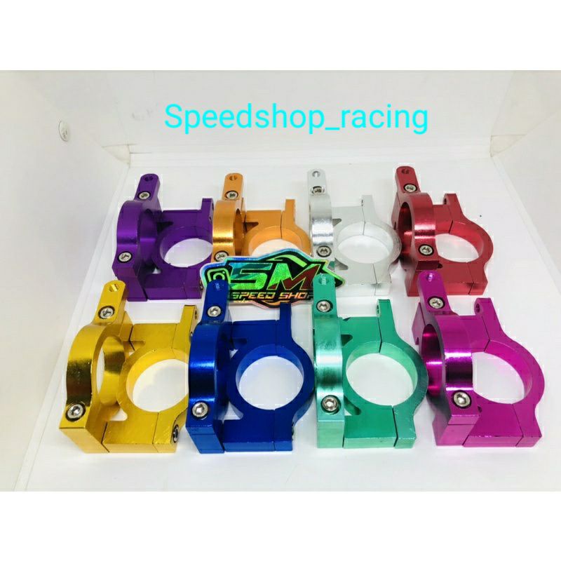 Kleman Spakbor K_TECH Made In Thailand CNC Clem Klem Breket Spakbor Bottom Wave Mio Beat sonic FU150