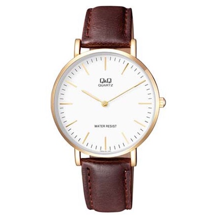 Q&amp;Q Original Jam Tangan Pria Q974J/978J Series - Kulit