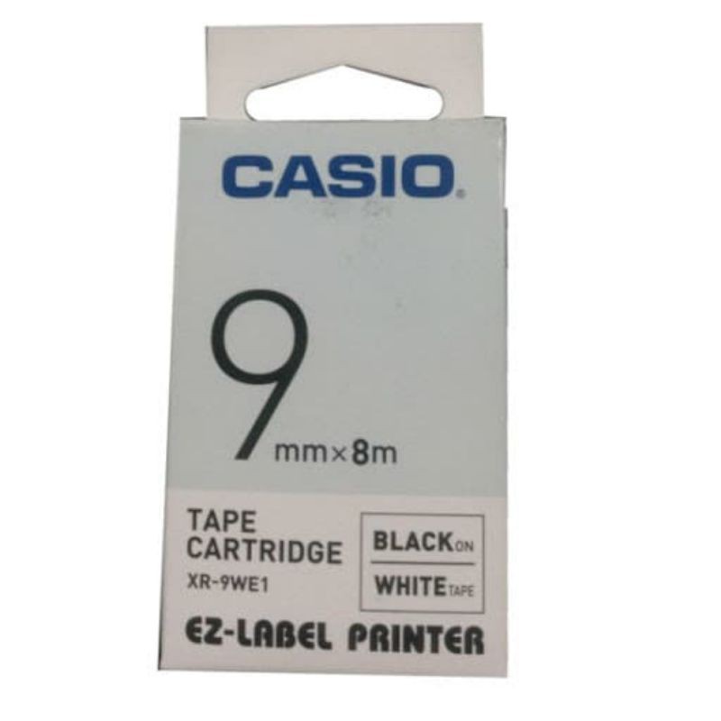 

Murah EZ Label Printer XR-9WE1 9mm Black on White Tape Label Casio ORIGINAL