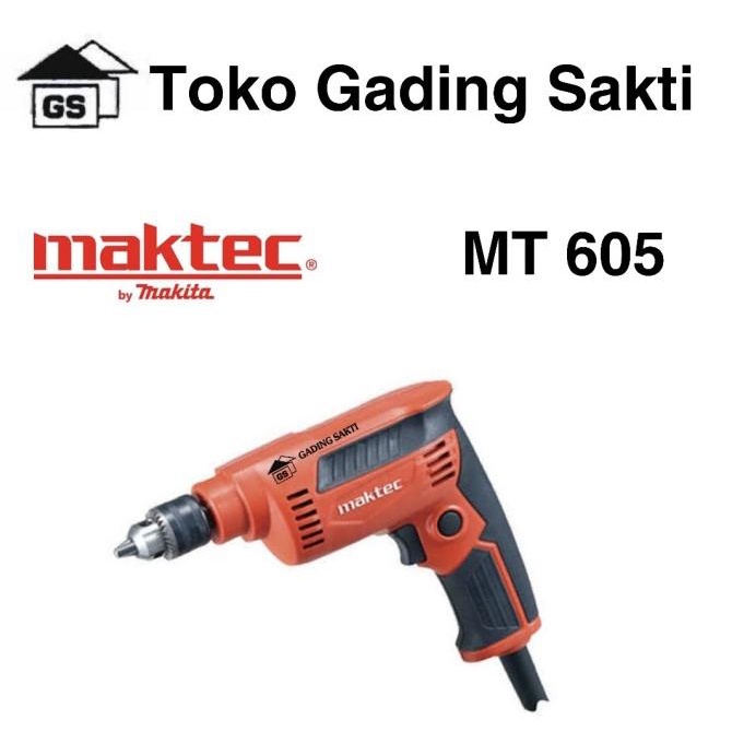Maktec MT 605 / Mesin Bor Maktec (satu arah) 10mm (3/8") MT605 Termurah