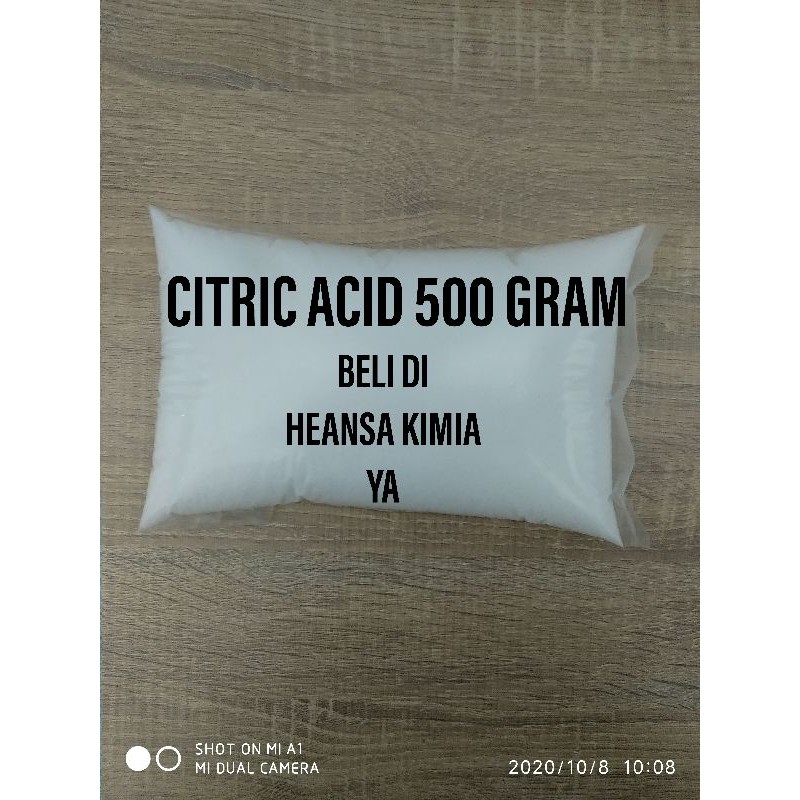 CITRIC ACID MONOHYDRATE / ASAM SITRAT / CITRUN / SITRUN 500 GRAM HALAL