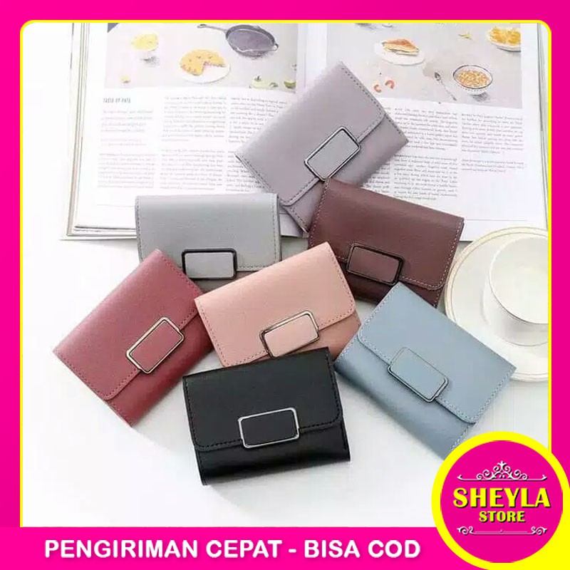 Dompet Lipat Wanita Retro Paragraf / Dompet Wanita Forever Young Lucu Import Korea / TV-92