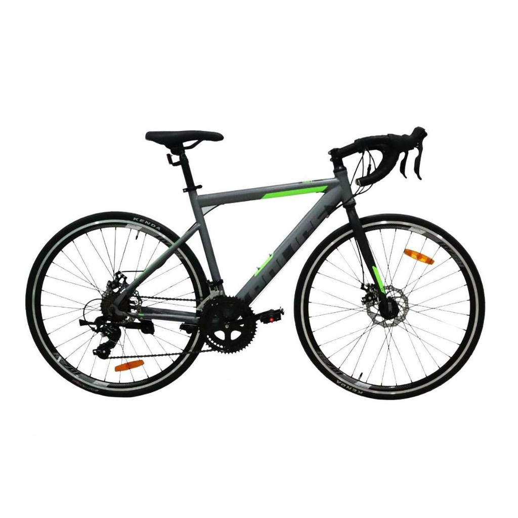 Sepeda Balap Police Roadbike Toronto 16 Speed 2020 murah Dewasa Hi Teen Steel Garansi Kredit COD SNI-Grey