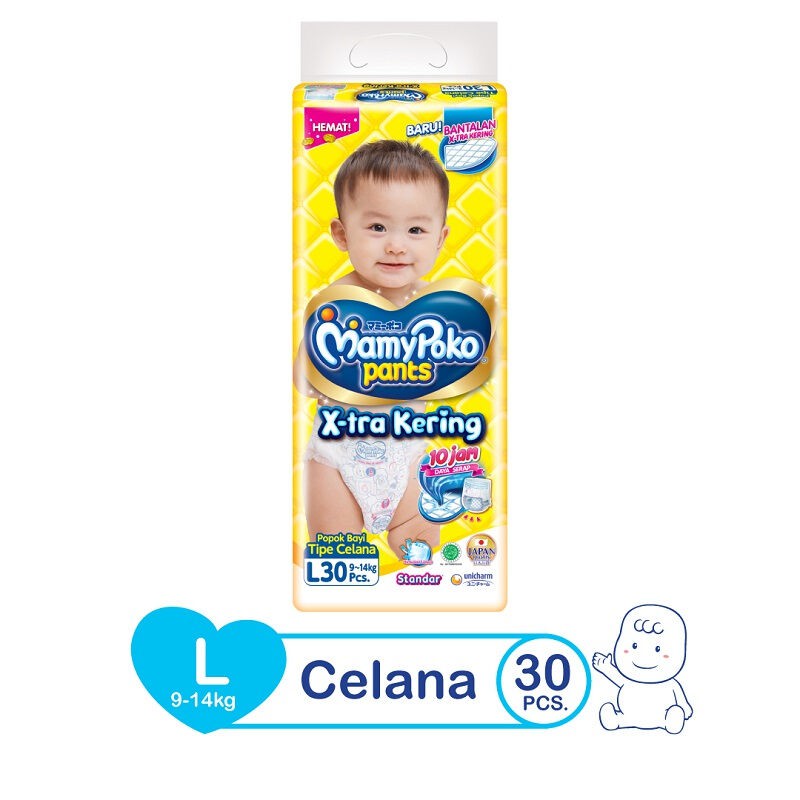 MAMYPOKO STANDAR XTRA KERING DIAPERS PANTS L30