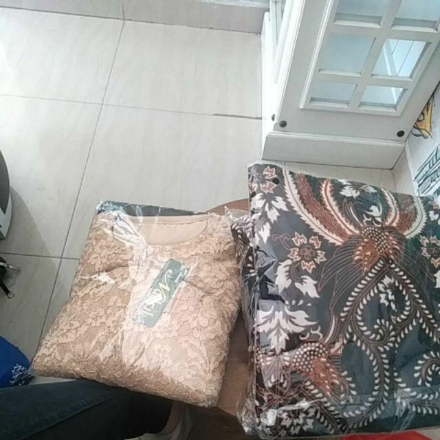 Maura Couple - Sania Ruffle Batik Couple Ori Ndoro Jowi Garansi Termurah Shopee - Modern Batik