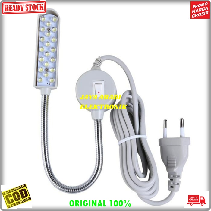 G410 ORIGINAL LAMPU BELAJAR SPIRAL LAMP BACA MAGNET LED LIGHT POWER TERANG SAKLAR MESIN FLEKSIBEL