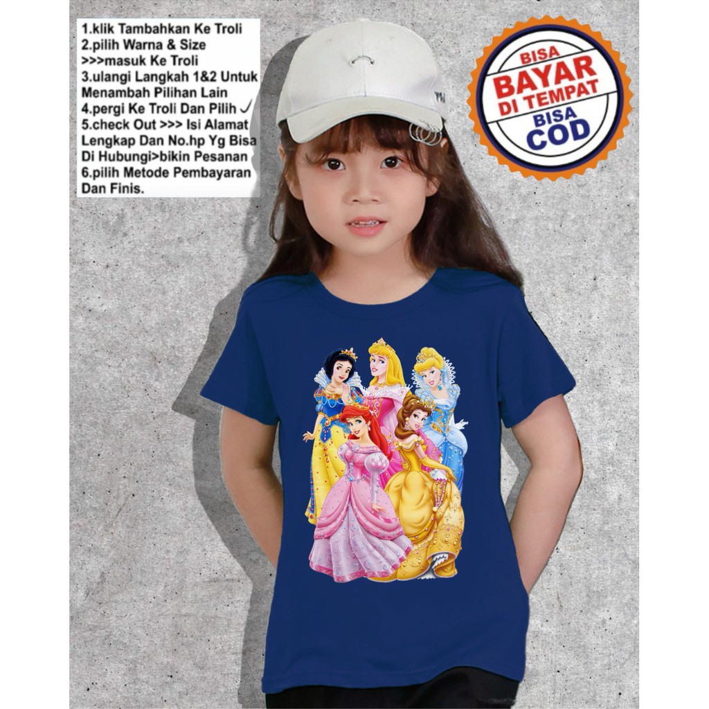 baju koas princess kaos anak princess baju princess baju princess anak-baju princess anak perempuan