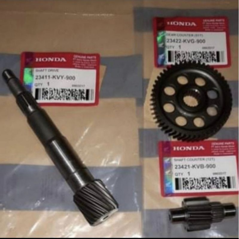 GIGI GEAR RASIO SET ASS RASIO PULLY SCOOPY SPACY CARBU LAMA BEAT CARBU