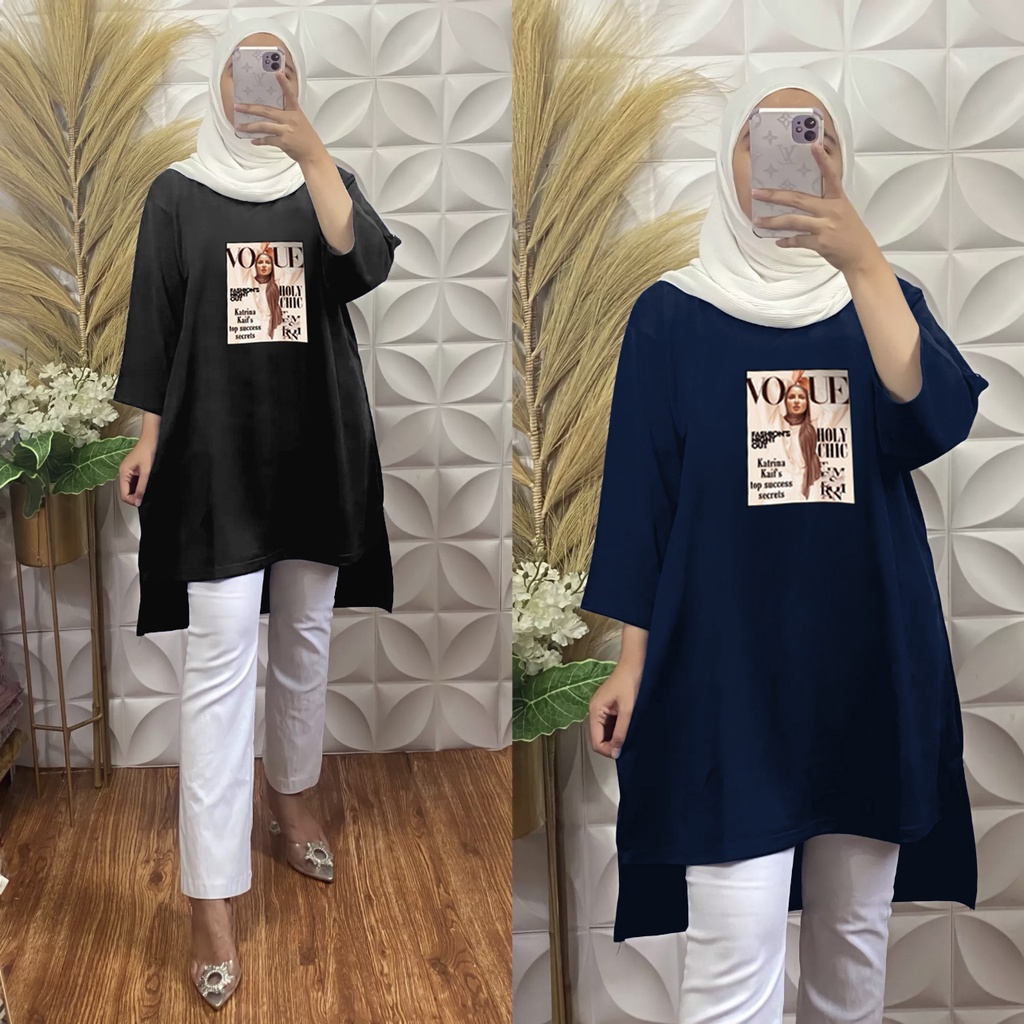 GR TUNIK OVERSIZE BASIC KAOS JUMBO GAMBAR PRINT DTF LEMBUT (BUKAN SABLON) TUNIK BABYTERRY SR05