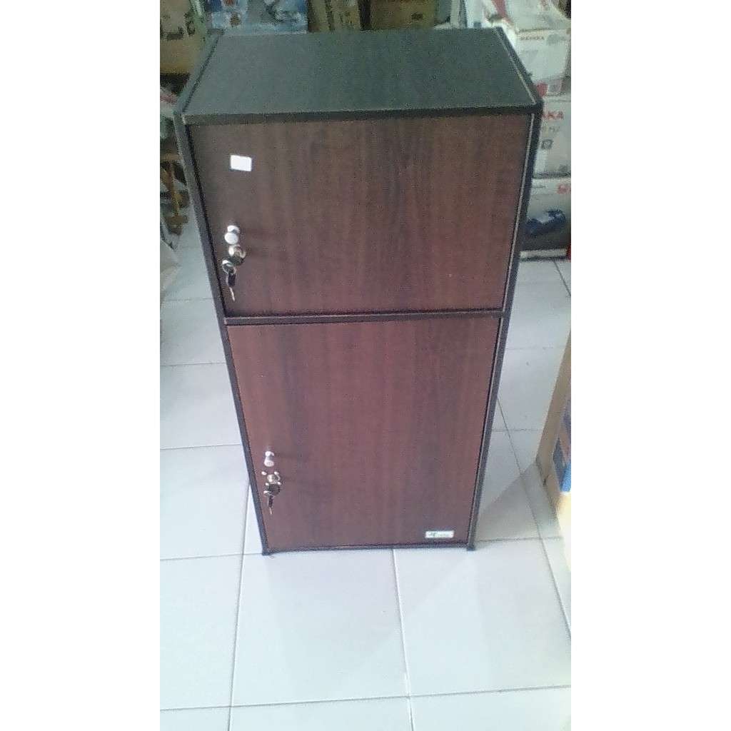  lemari  kayu  partikel susun  3 2 pintu RSGC 90 Shopee 