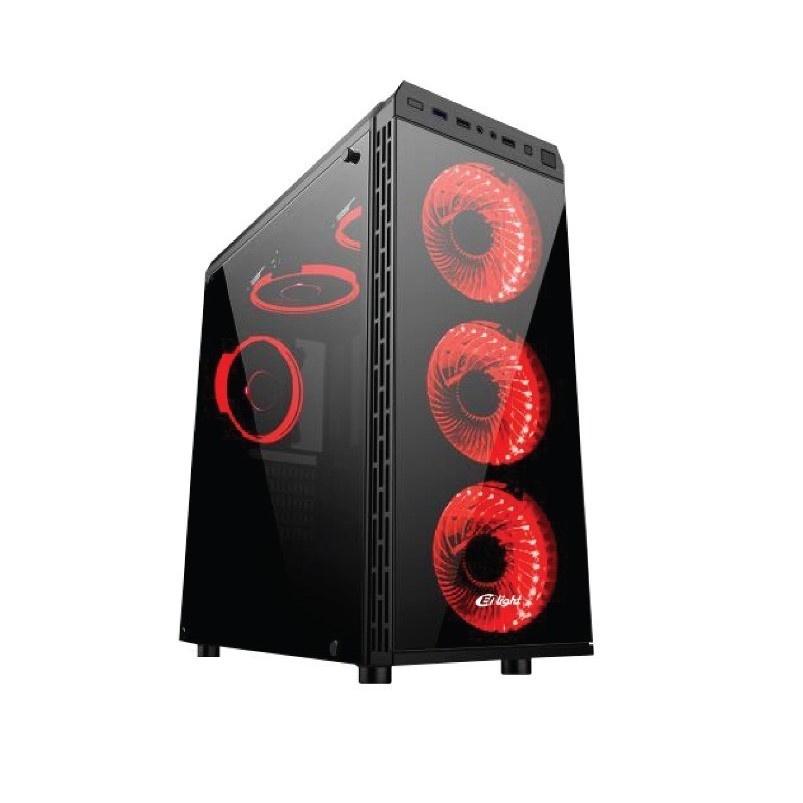 Gaming Case Infinity Nebula V1 | ATX mATX Casing PC Komputer Enlight