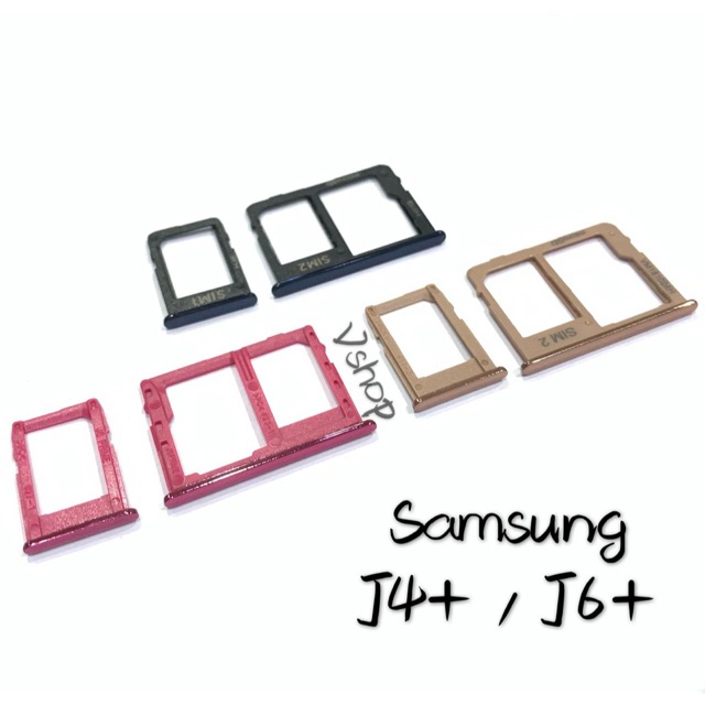 SIMTRAY - TEMPAT SIMCARD SAMSUNG J4 PLUS J415 - J6 PLUS J610 SLOT SIMCARD