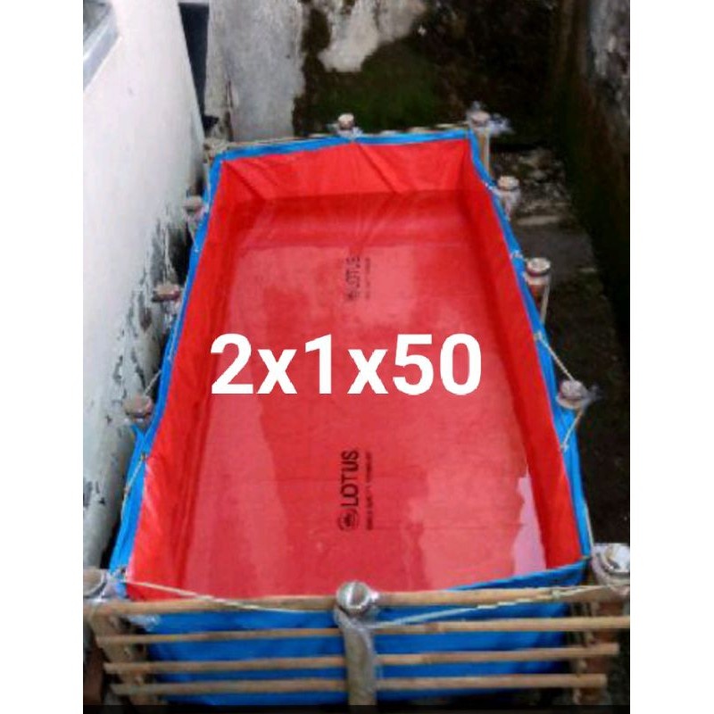 KOLAM TERPAL MURAH 2 x 1 x 50