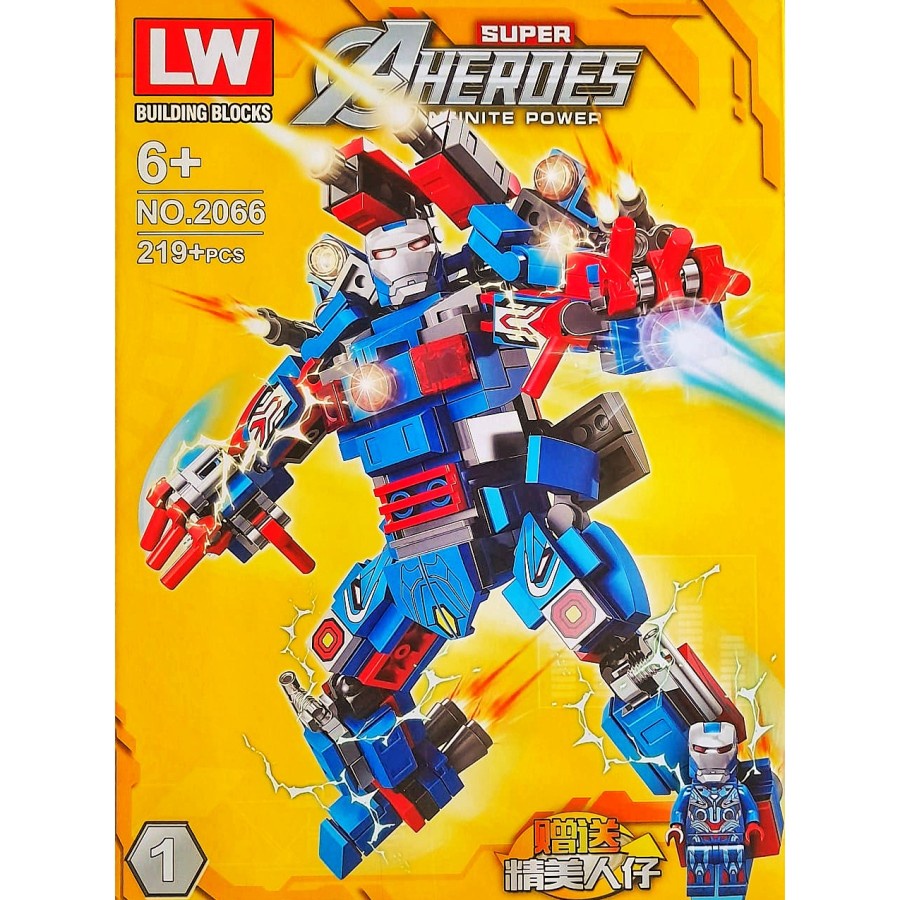 Brick LW 2066 Robot Marvel (4 varian)