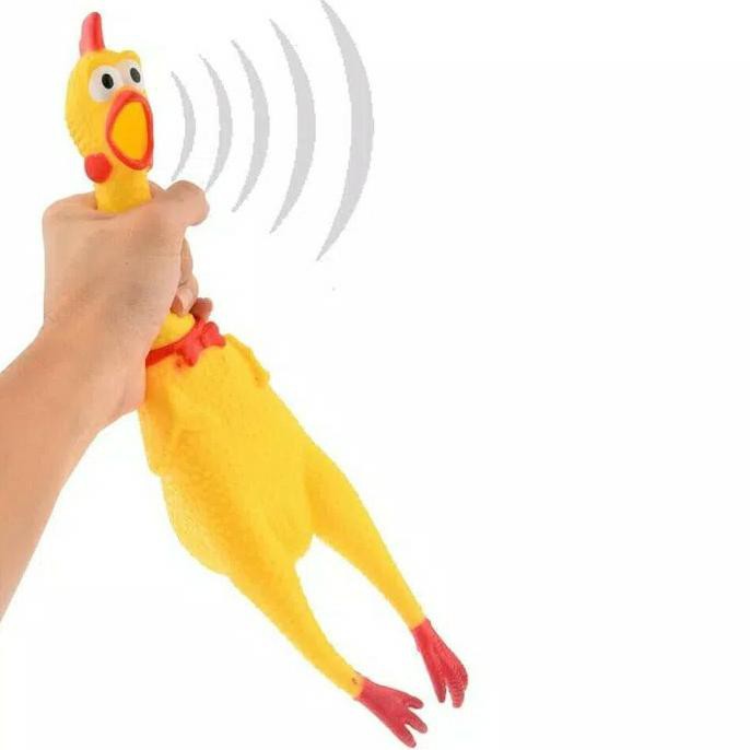 

14.84Ftgrdujh- Mainan Anjing Ayam Karet Size M. Dog Toys Rubber Chicken Shrilling -Toko-Boneka.