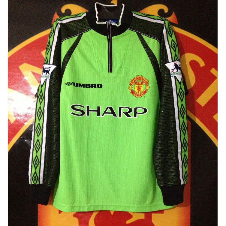 Jersey Manchester United Original Goalkeeper 1998-1999 The Treble EPL