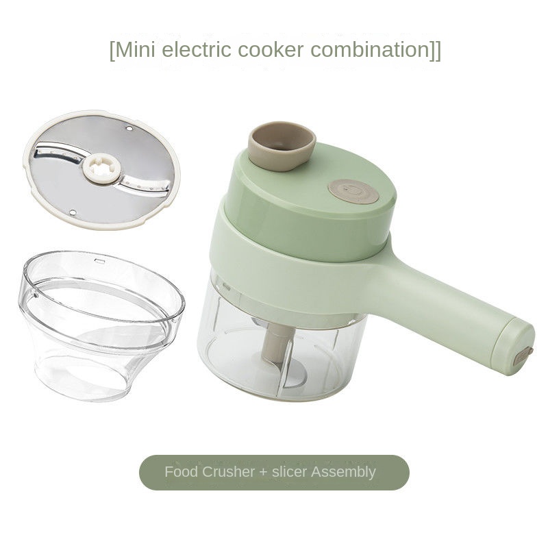 Alat Pengiris Sayuran Elektrik Mini Nirkabel Listrik Garlic Press Gatling Veggie Chopper Mandolin Cutter Gadget Dapur Kreatif