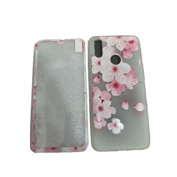 CASE SILIKON SILICON CASING GAMBAR + TEMPERED GLASS REALME 3 PRO