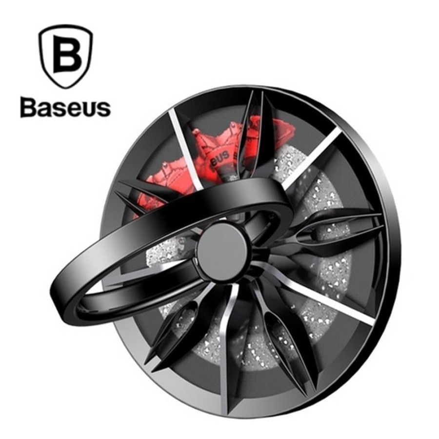 Baseus wheel Ring Bracket Black Silver - SULG-B1S