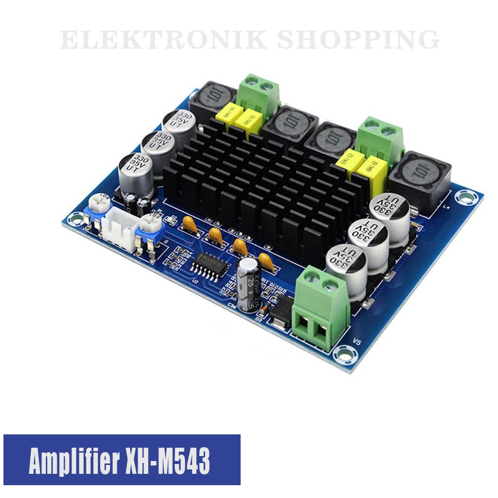 Hi Power Amplifier 2x120W Stereo Subwofer XH-M543