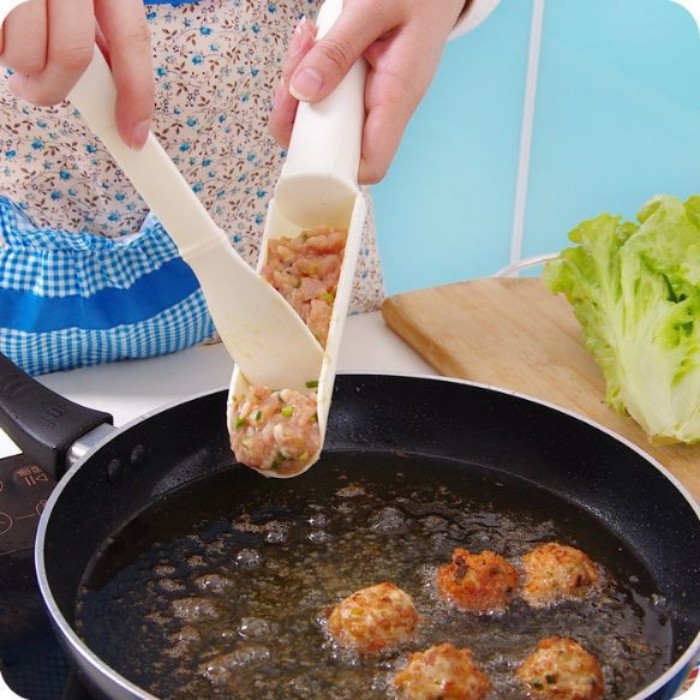 Alat Cetakan Bakso Bakwan Meatball Maker Alat Pencetak Pentol 2 Sisi