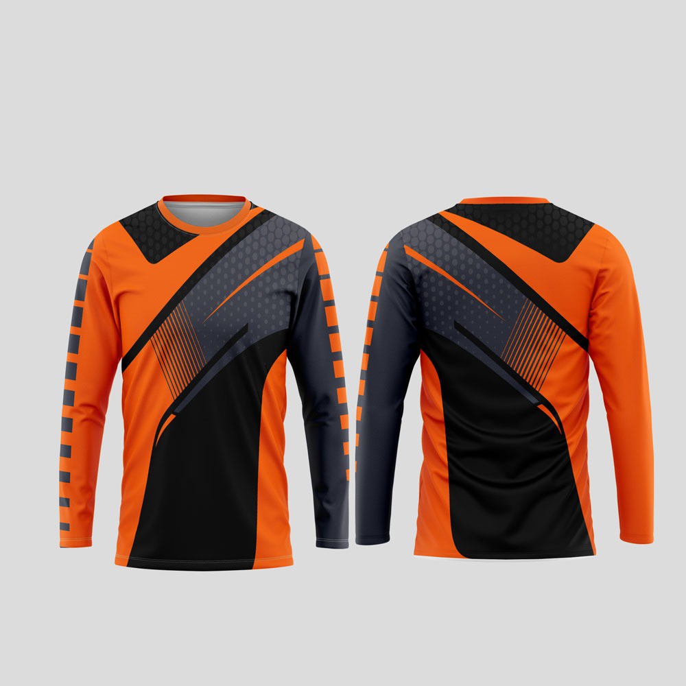 Baju Kaos Jersey Sepeda Motocross Trail Lengan Panjang Racing 6 Shopee Indonesia