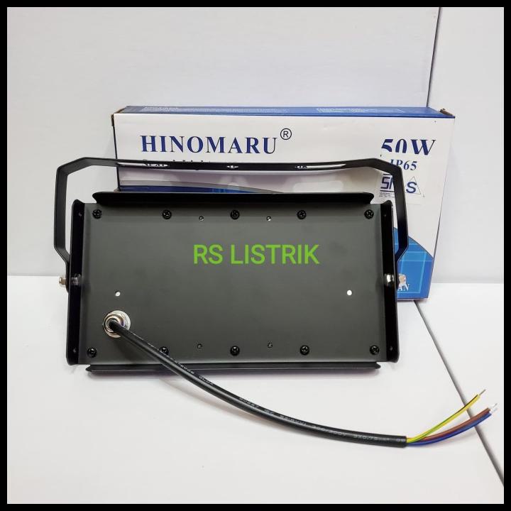 Lampu Sorot Led-Flood Light Hinomaru 50W - Putih Kap Floodlight 50 Wat