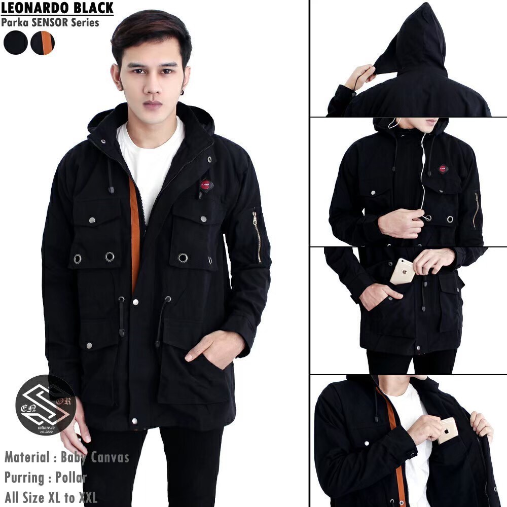 jaket hoodie parka