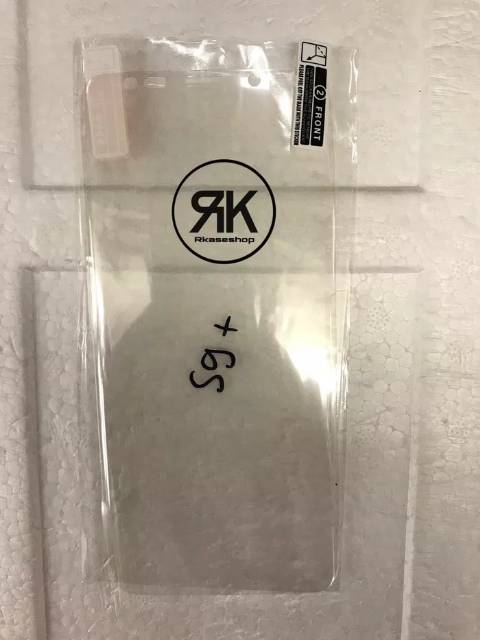 Anti gores screen DEPAN BELAKANG samsung S9 Plus full set cover Pet