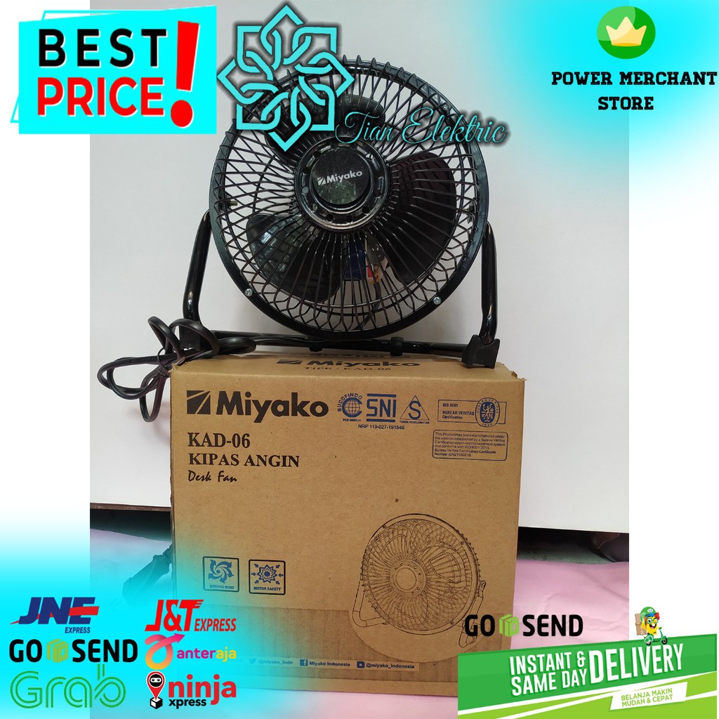 MIYAKO KAD-06 Kipas Angin Duduk / Desk Fan