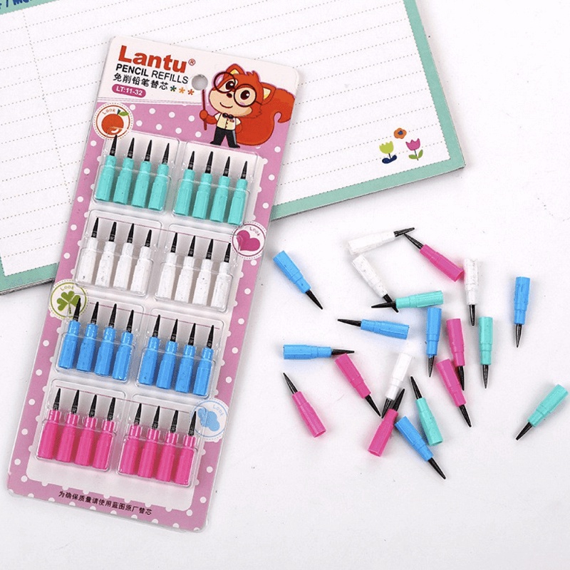 

(3pcs) isi pensil mekanik 2.0mm/refill mechanic pencil gambal random
