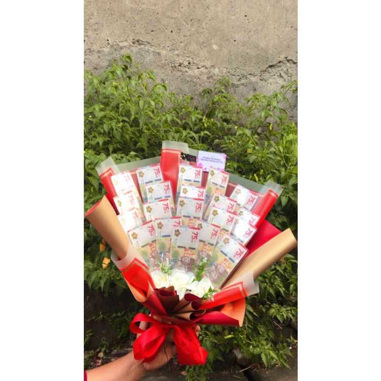 

buket uang 10 lembar