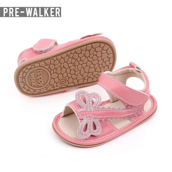 Sepatu Sandal Anak Bayi Perempuan Sol Karet - Prewalker Baby Girl Shoes S1164