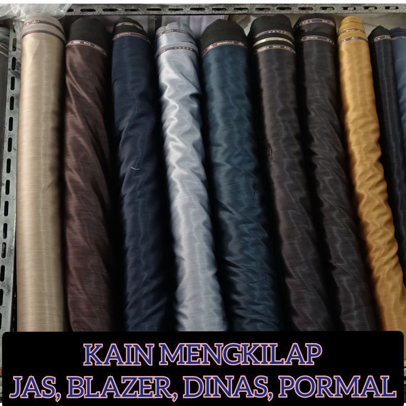 Super wool Cashmere Bahan Mengkilap  kain Jas Bahan kain celana Mengkilap