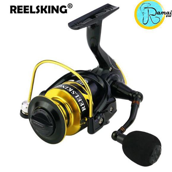 Berkualitas Reel Yumoshi Reelsking 13 + 1Bb Gear Ratio Up To 5.2:1 Sf4000 Bagus