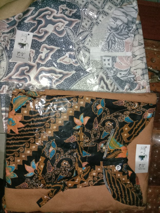 Atasan Batik Dolby Dolbi Dobby Doby Tenun Sutra Tulis Halus Katun Atbm Baron ,sarombit Atasan