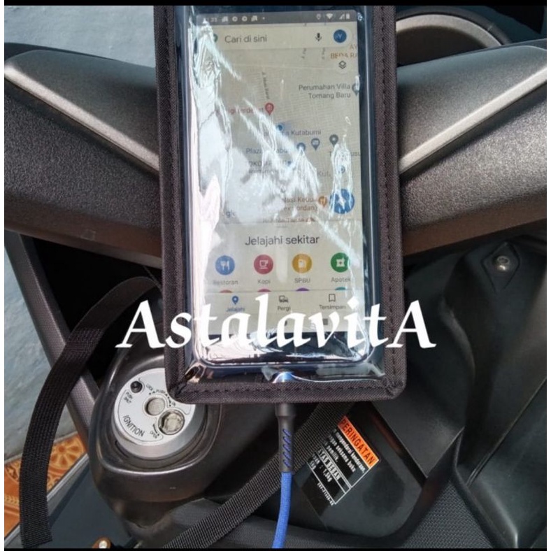 Holder hp ojol motor/Tas holder touring/Sarung hp motor/Tas hp gps