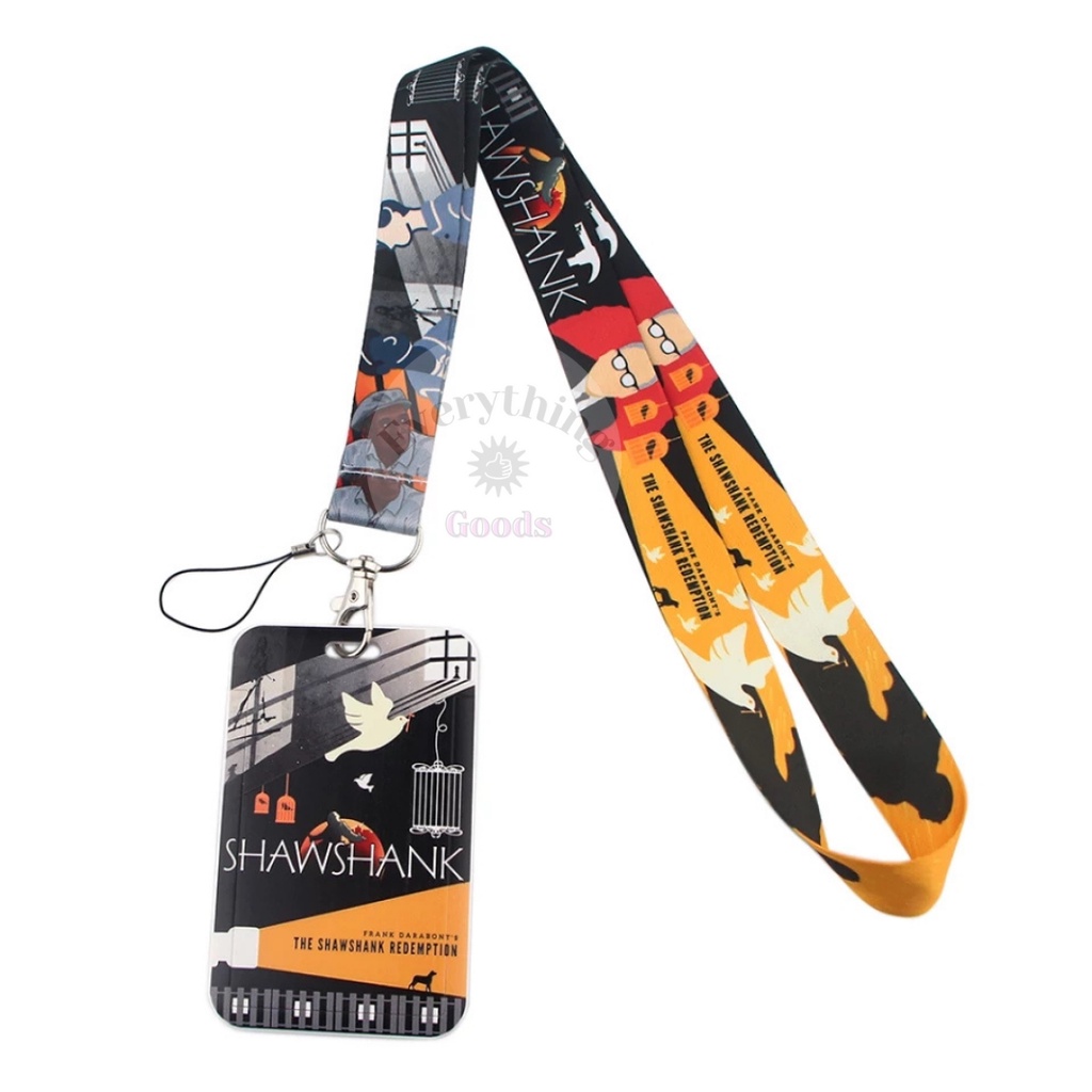 

Everything Goods - LY0000016 Shawshank Redemption Tali Lanyard Name Tag Lucu (LANYARD ONLY)