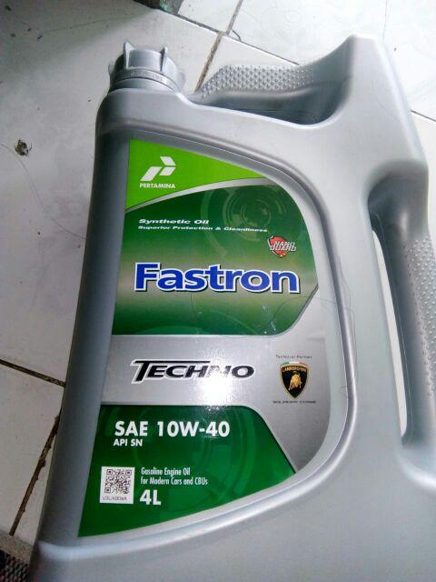 Pertamina FASTRON TECHNO 10W-40 Galon 4 Liter | Shopee