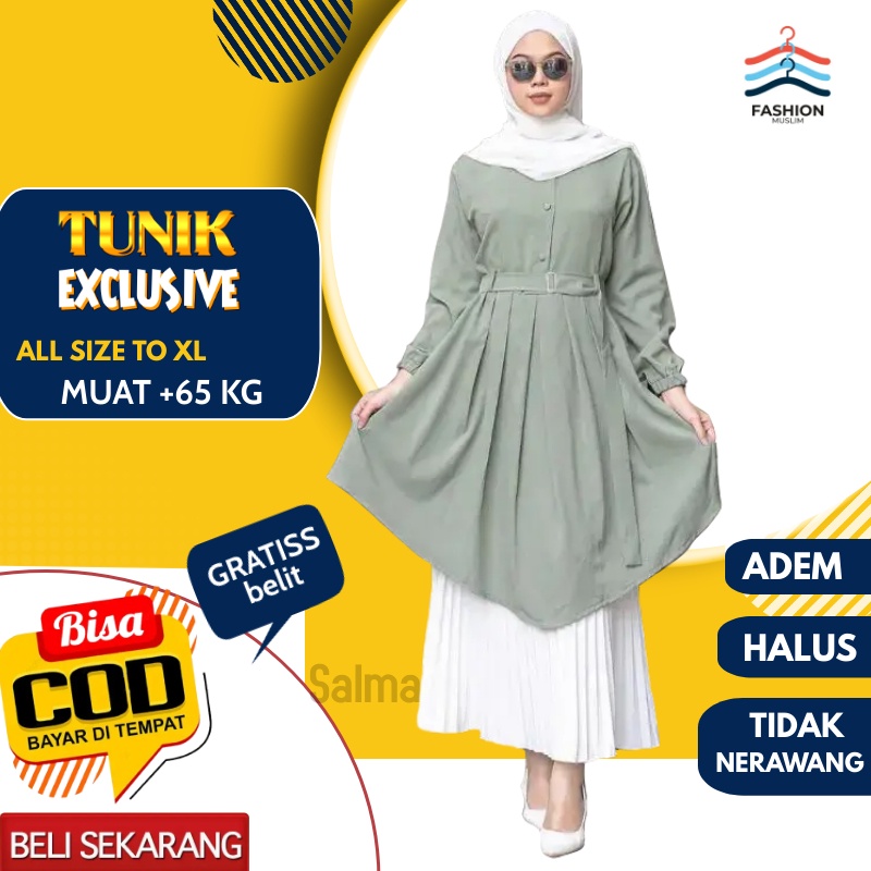 Tunik Amanda - Tunik Terbaru 2021- Tunik Kekinian-Tunik Wanita Murah- Tunik Remaja- Tunik polos