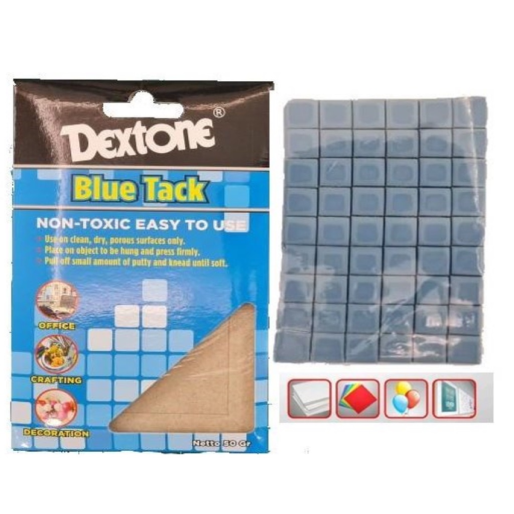 

BLUETACK BLUE TACK LEM ATK LEM DEXTONE LEM PENGGANTI PIN PAKU Tape Perekat Ajaib Anti Slip Perekat Nano Ajaib Lem Double Tape GLUE TACK LEM ATK LEM PENGGANTI PIN PAKU