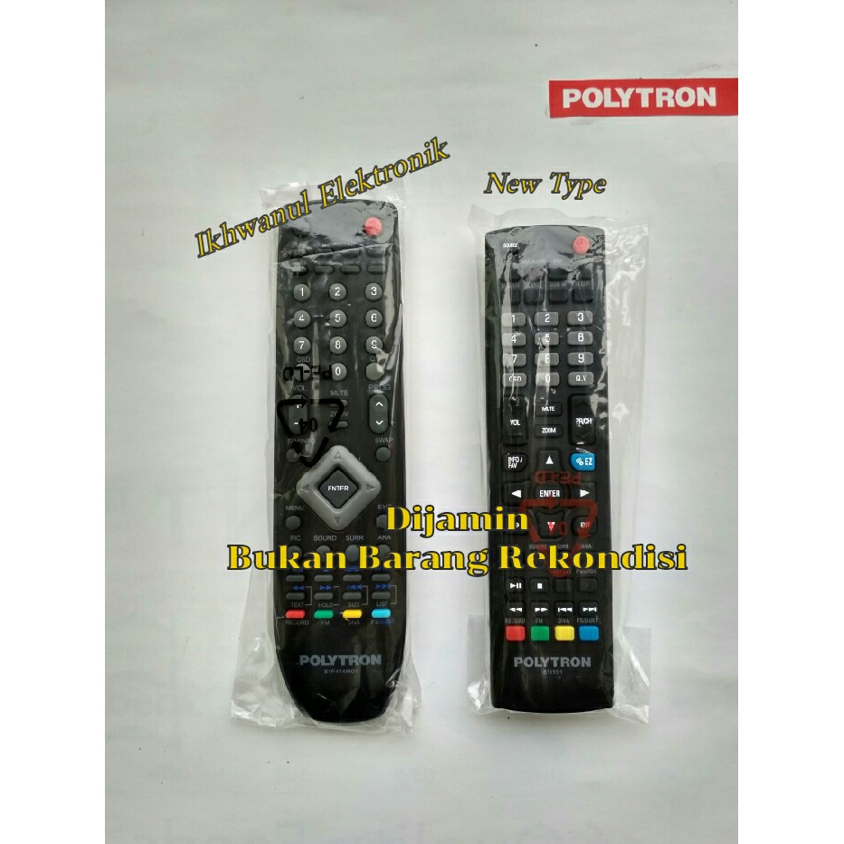 Remot Tv Polytron Original Remote Ori/Asli Tv led