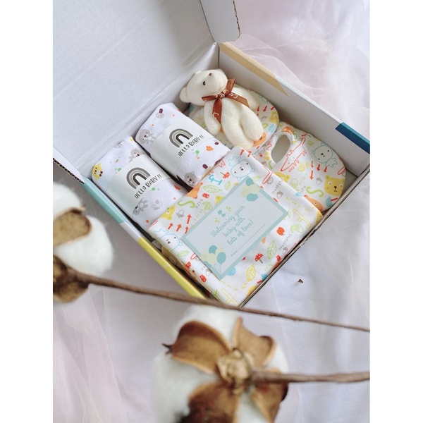 Gift set paket kado setelan bayi Kualitas SNI untuk baju bayi cewek dan cowok