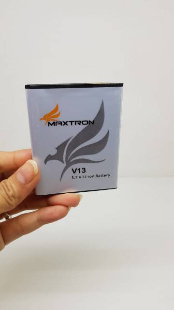 Baterai Maxtron V13 Batre Maxtron V13 Plus Baterai Maxtron V13+ Battery Double IC 5800mAh